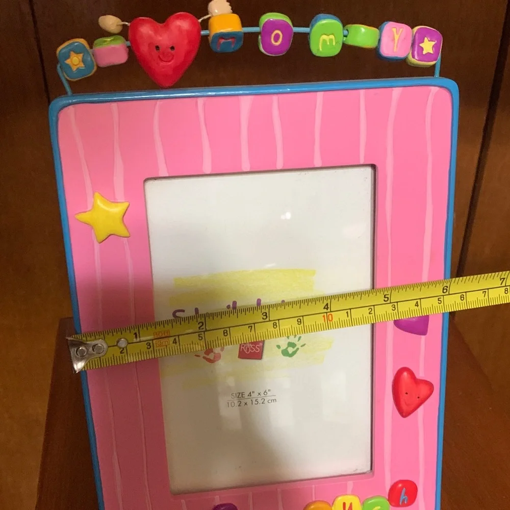 Russ - Vibrate Pink and other rainbow colors,Picture Frame, “I Love Mommy this …